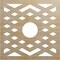 Ekena Millwork Chevron Wood Fretwork Pierced Ceiling Medallion, Birch, 40"OD x 10 3/8"ID x 3/8"T CMWP40X40X0375CHBI - alternate 1